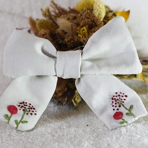 Barrette brodée : Gélivure